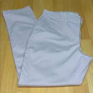 Eddie Bauer Blush/Light Pink Chinos. LegendWash. stretch. Boyfriend Midrise Slim